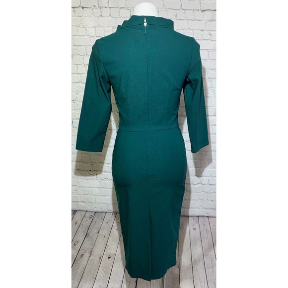 MUXXN 1950s Vintage 3/4 Sleeve Elegant Dress - Picture 3 of 7